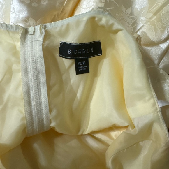 B Darlin Prom Yellow Off-Shoulder Maxi Dress - Picture 2 of 2